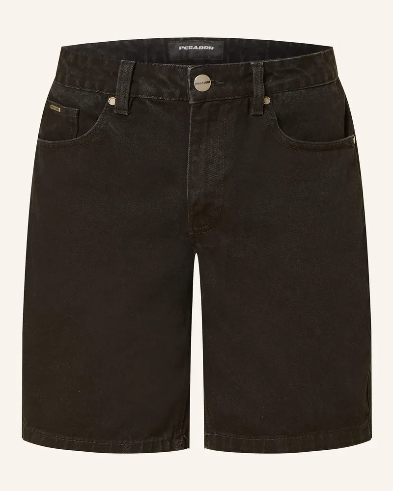 PEGADOR Jeansshorts Bostic schwarz 002