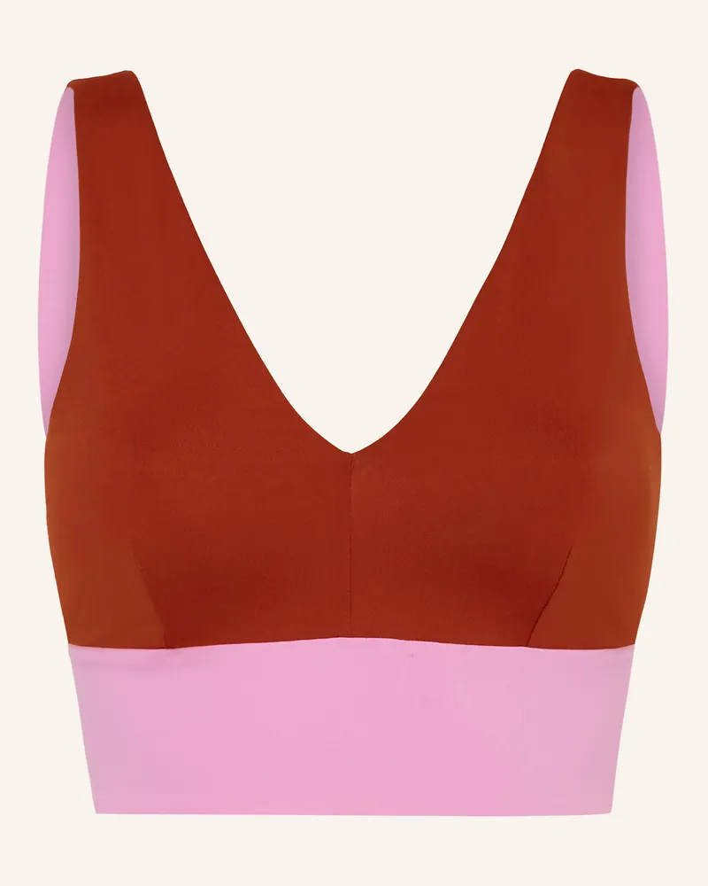 MYMARINI Bralette-Bikini-Top YOGATOP zum Wenden mit UV-Schutz 50 Rosa