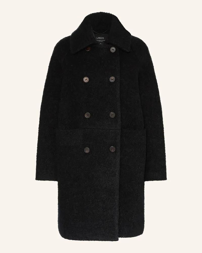 Lanius Wollmantel Schwarz