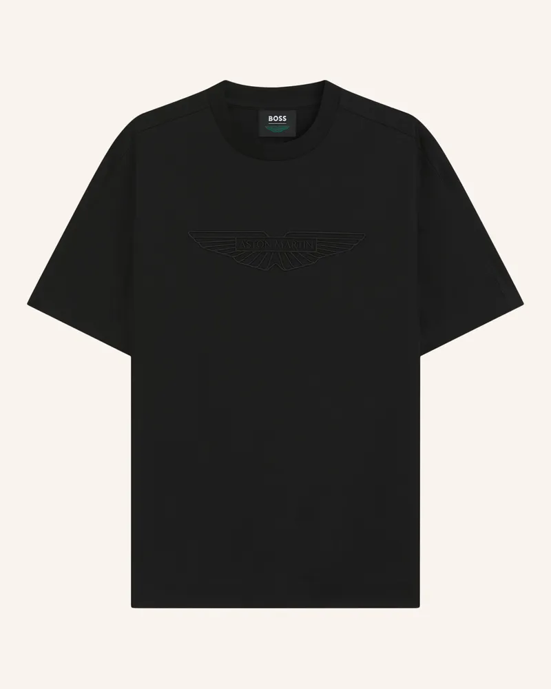 HUGO BOSS T-Shirt C-Taut 180_Am Regular Fit schwarz Schwarz