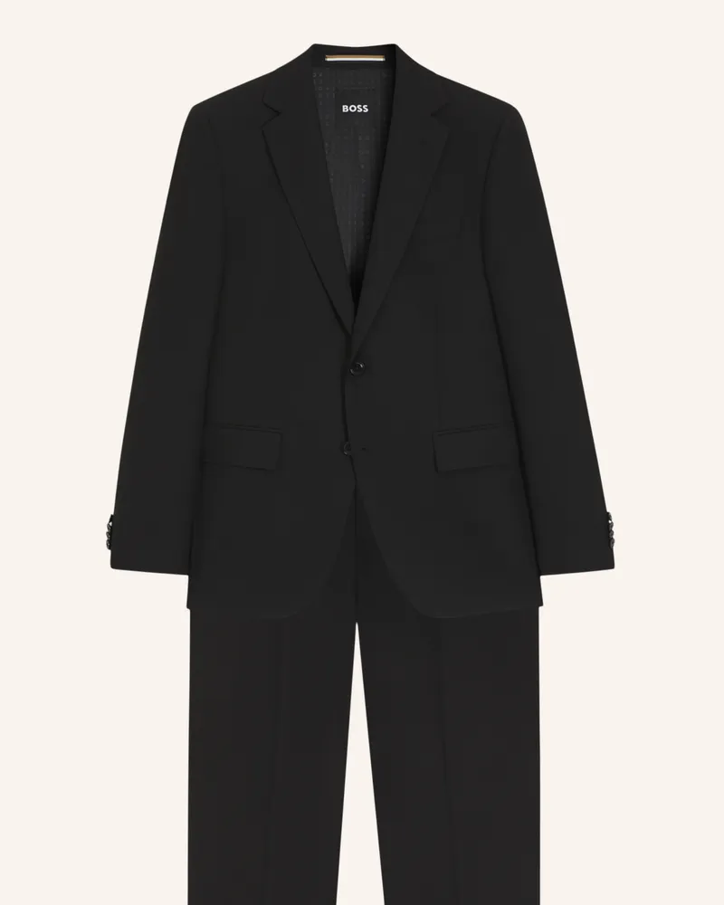 HUGO BOSS Business Anzug H-JECKSON-2PCS-253 Regular Fit Schwarz