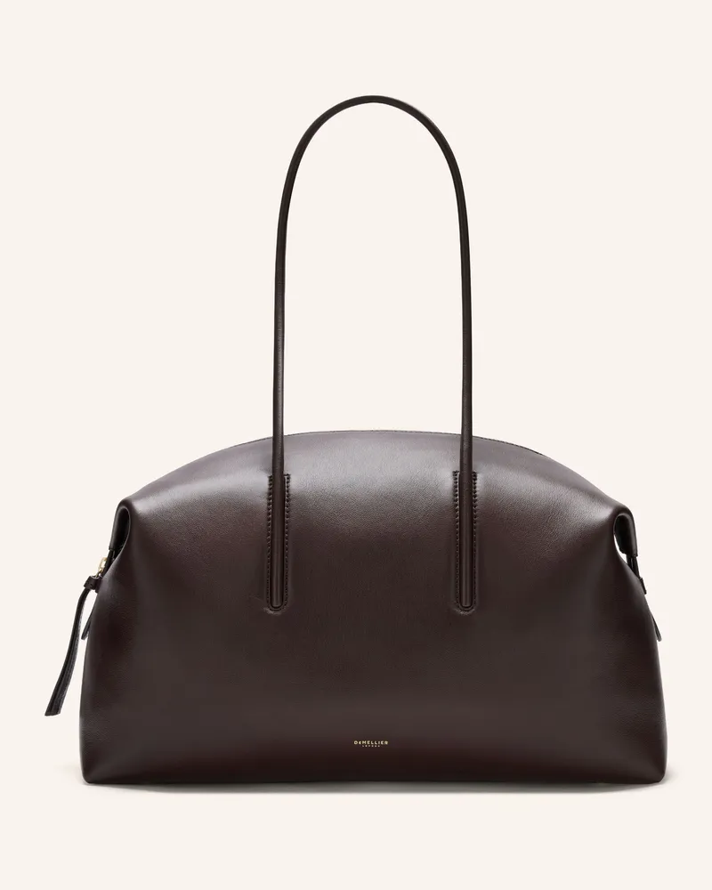 DeMELLIER Schultertasche The Stockholm rot Dunkelbraun