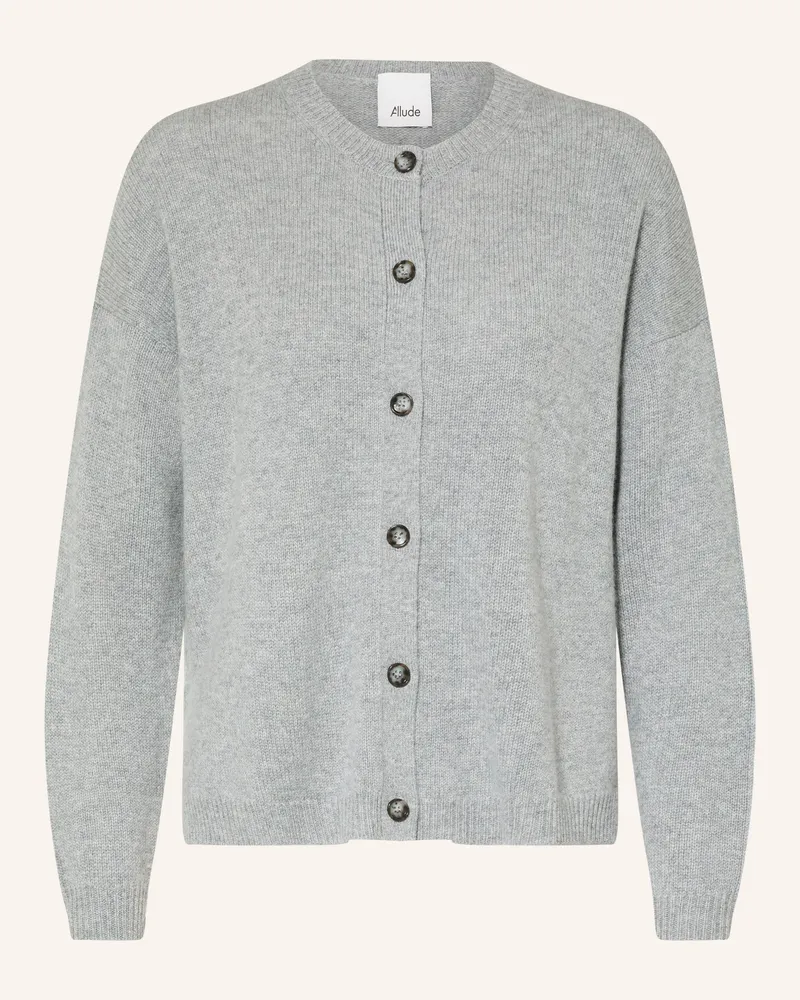 ALLUDE Strickjacke Aus Cashmere grau Grau