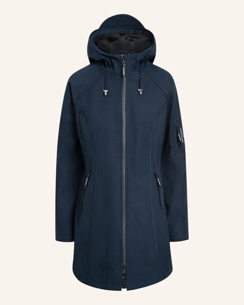 Ilse Jacobsen Softshell-Mantel blau Dunkelblau
