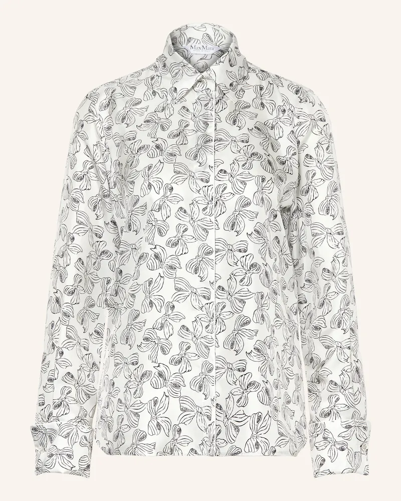 Max Mara Hemdbluse RODESIA aus Seide Schwarz