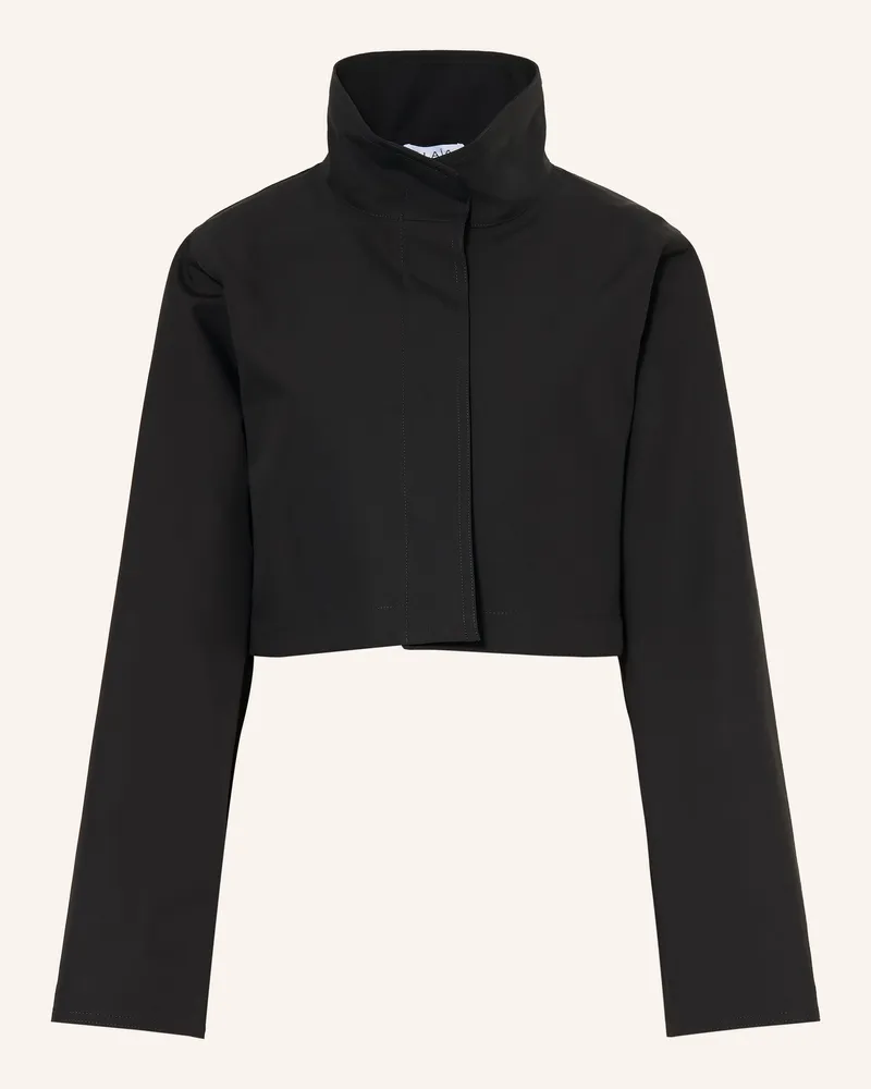 Alaïa Cropped-Jacke schwarz Schwarz