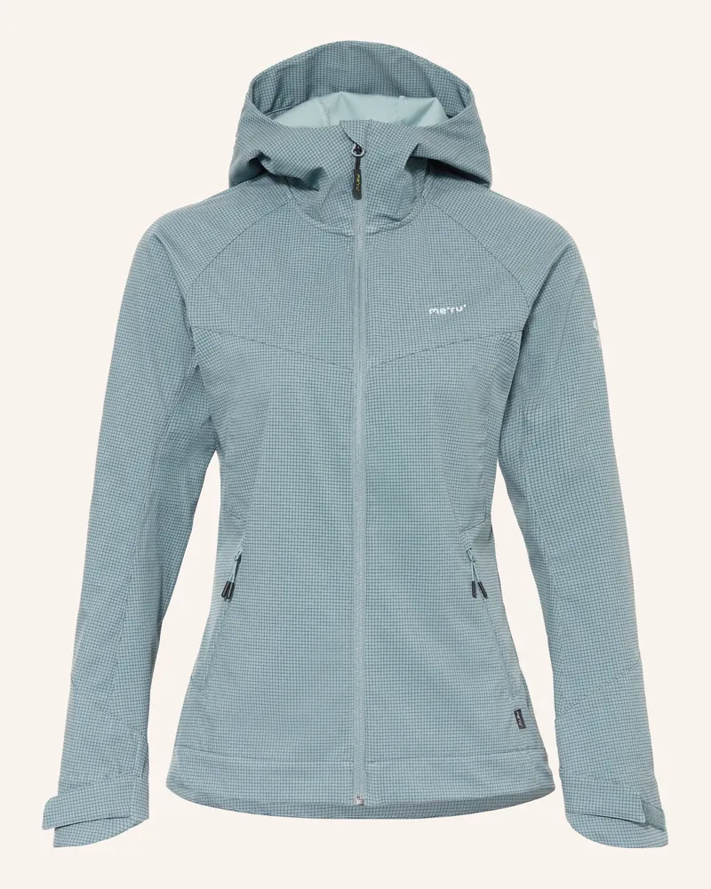 me°ru' Softshell-Jacke Nancy P blau Türkis