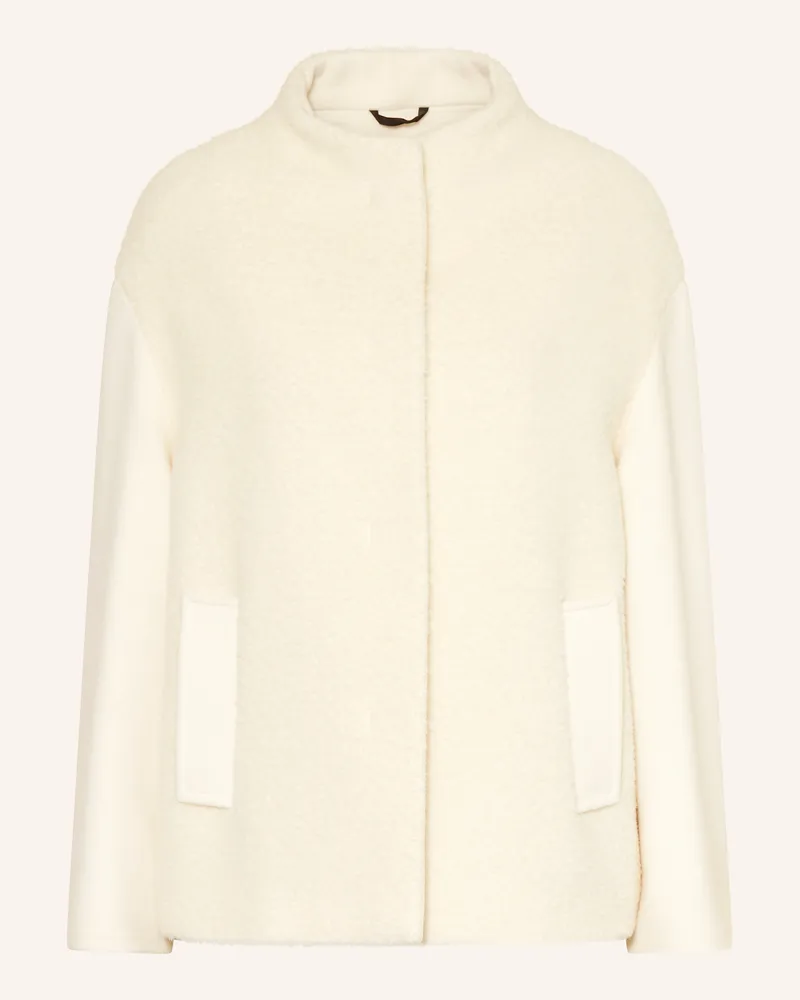 Cinzia Rocca Jacke Mit Alpaka weiss Creme