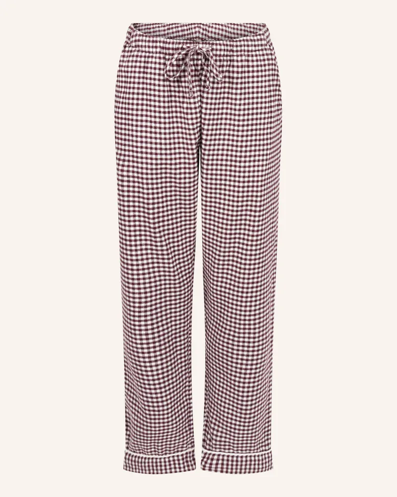 Hunkemöller Hose FLANNEL CHECK ESSENTIAL Lila