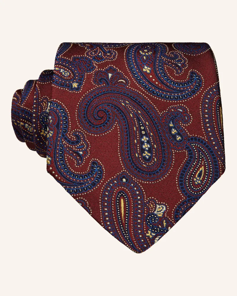 Etro Krawatte Dunkelrot