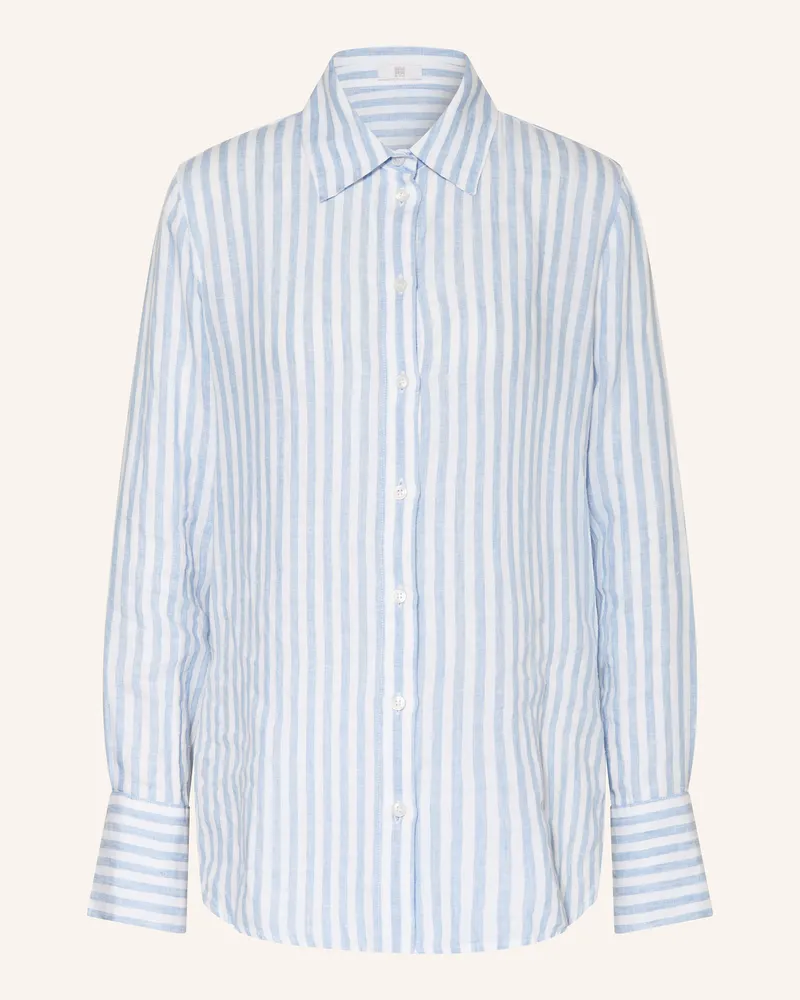 Riani Hemdbluse aus Leinen Hellblau