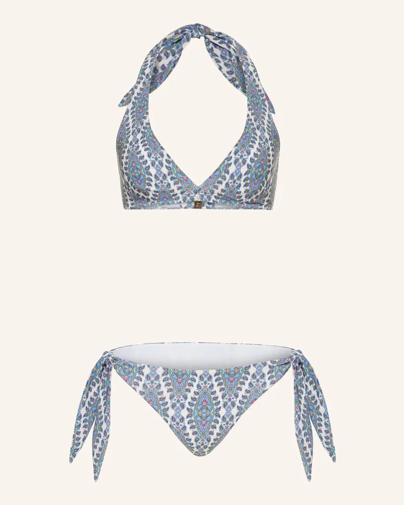 Etro Neckholder-Bikini Ecru