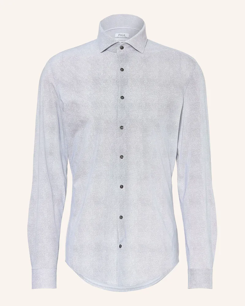 paul Hemd Shaped Fit grau Hellgrau