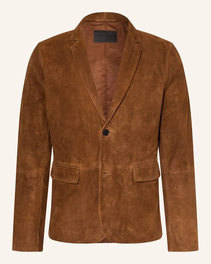 AllSaints Ledersakko Monet Regular Fit braun Cognac