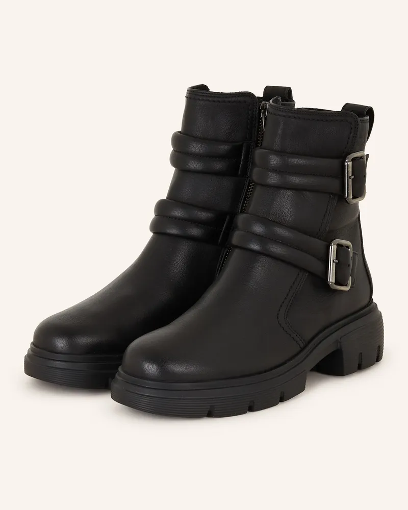 paul green Biker Boots Schwarz