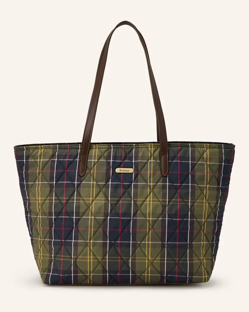 Barbour Shopper Wetherham Mit Pouch gruen Grün