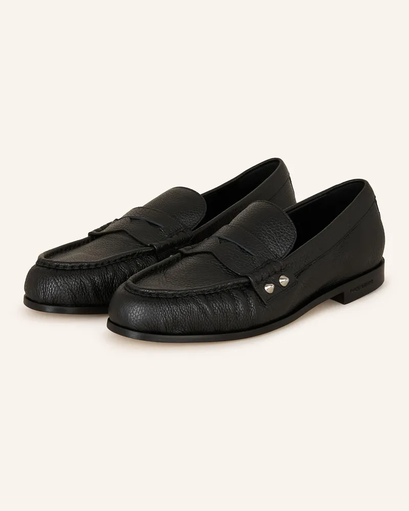 Dsquared2 Loafers VITELLO BOTTALATO+BORCHIE Schwarz