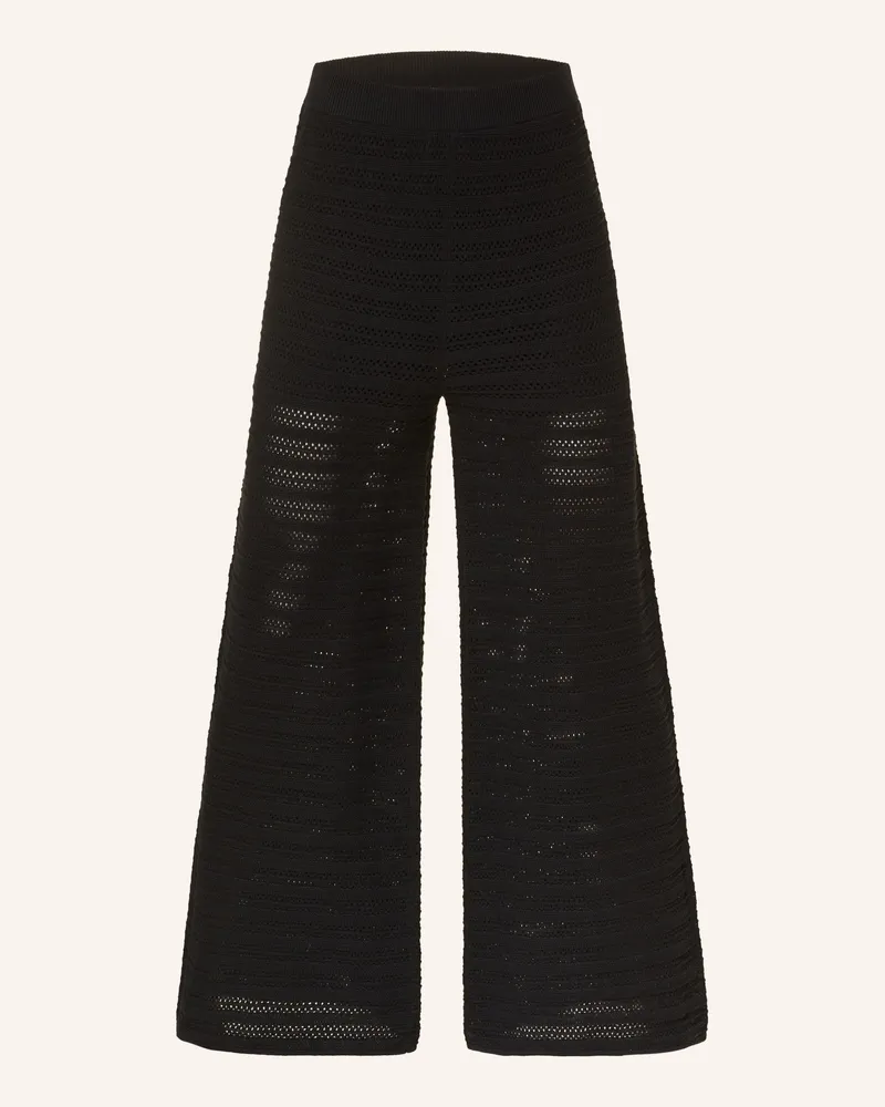 Marc O'Polo Strickhose schwarz Schwarz