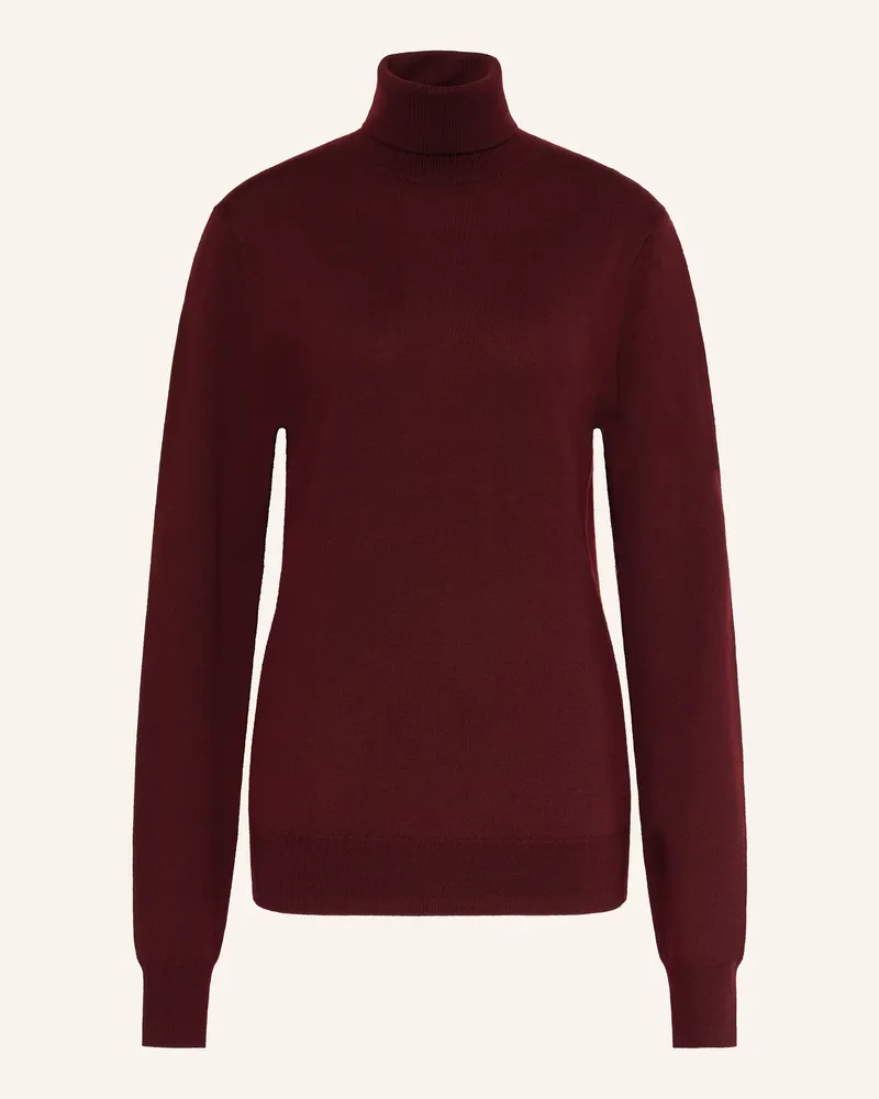 FRANKIE Shop Rollkragenpullover EVE Dunkelrot