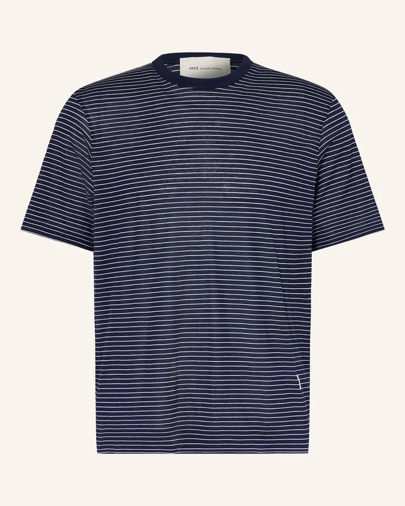 AMI Paris T-Shirt blau Dunkelblau