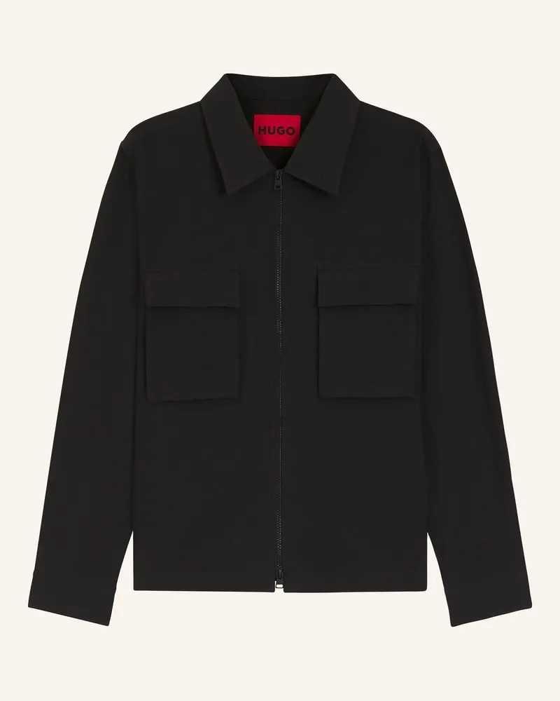 HUGO BOSS Overjacket ESELIO Schwarz