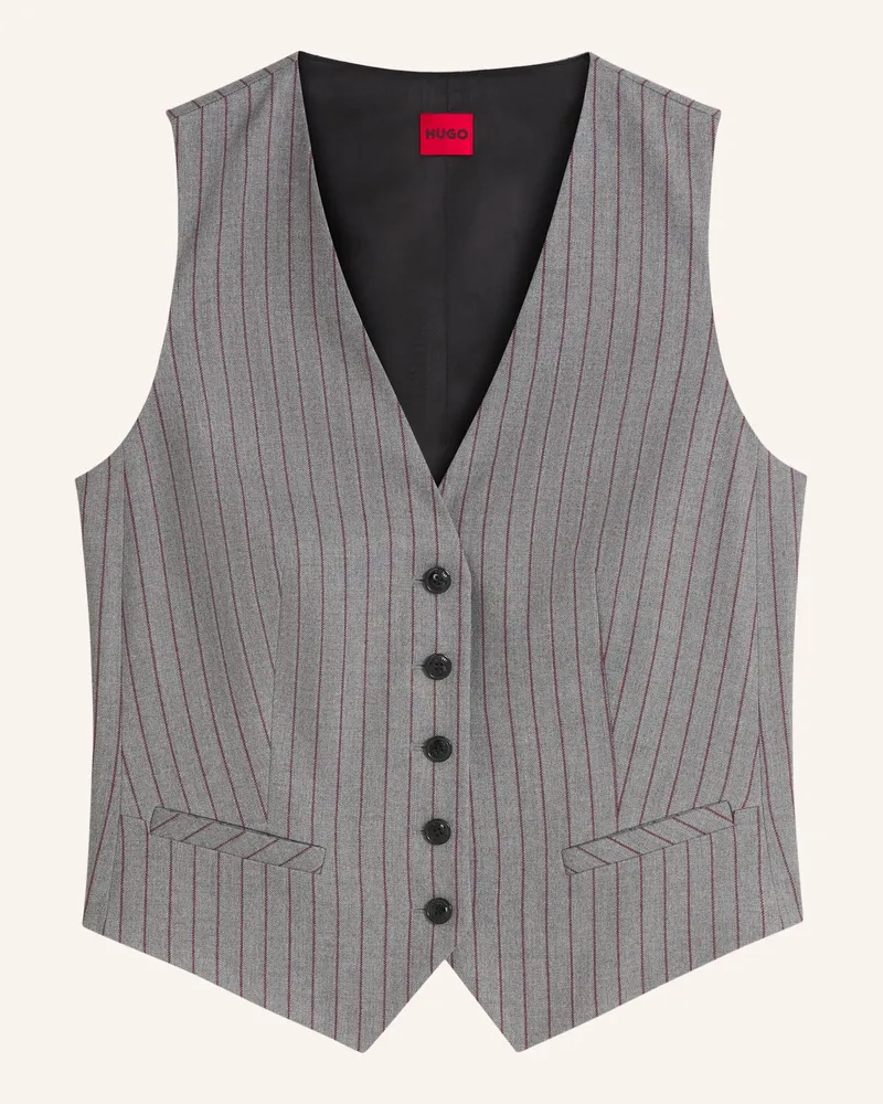 HUGO BOSS Blazer Aumare Regular Fit schwarz Weiss