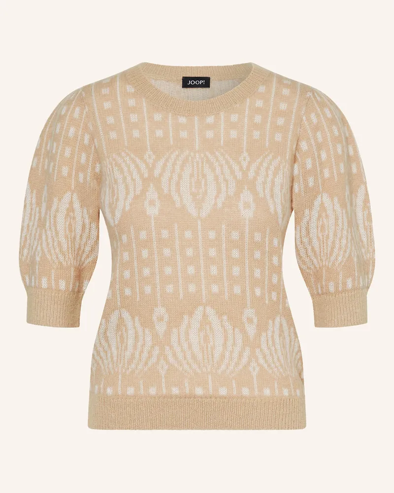 JOOP! Strickshirt KATHE mit Alpaka Hellbraun