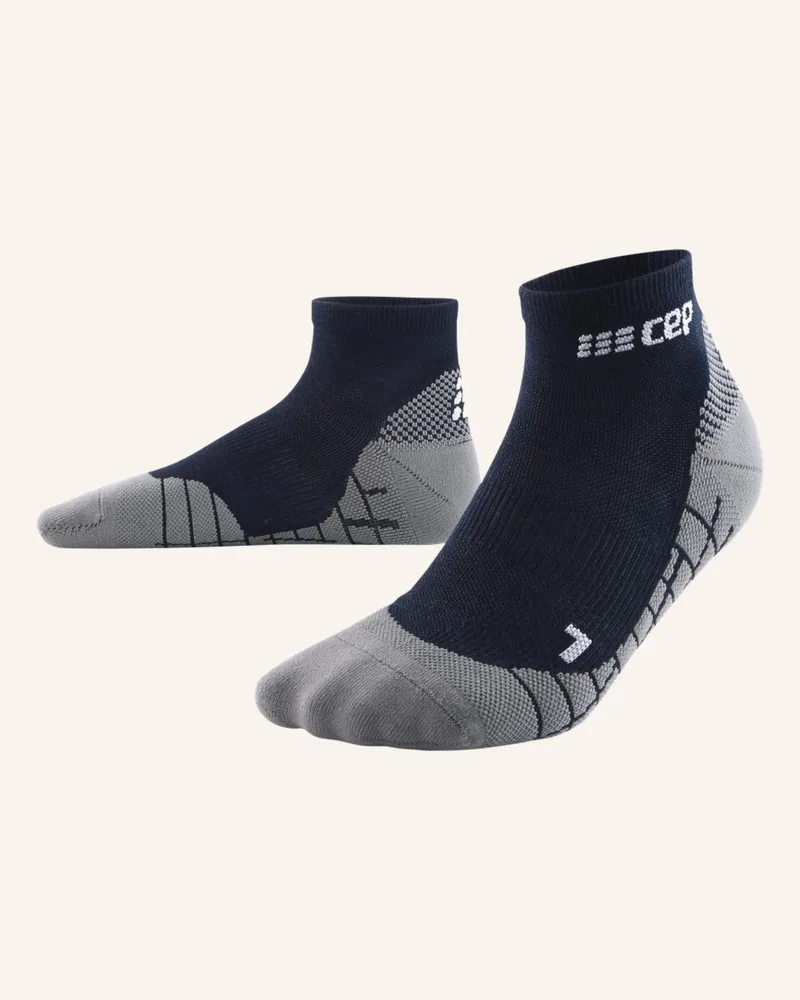 CEP Trekking-Socken Light Merino Low Cut  Mit Kompression blau Blau