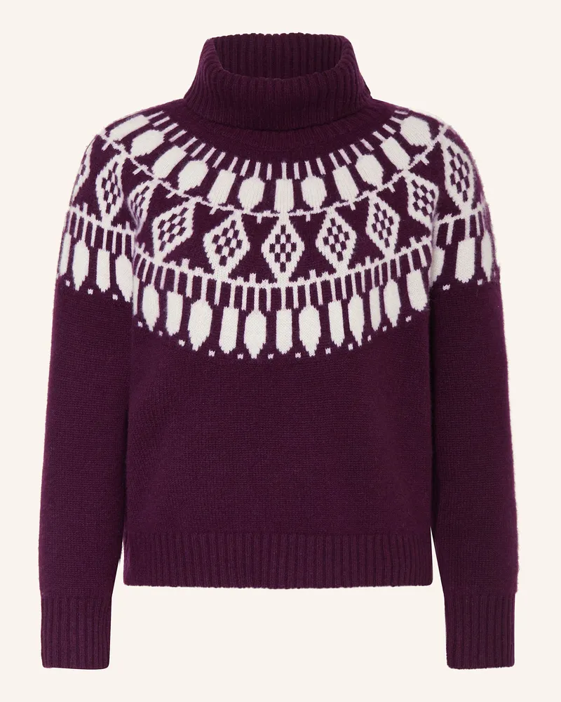 (THE MERCER) N.Y. Rollkragenpullover aus Cashmere Dunkellila