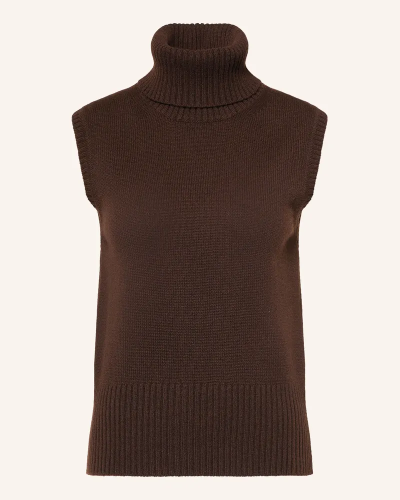 Veronica Beard Stricktop Mazzy Aus Cashmere braun Dunkelbraun