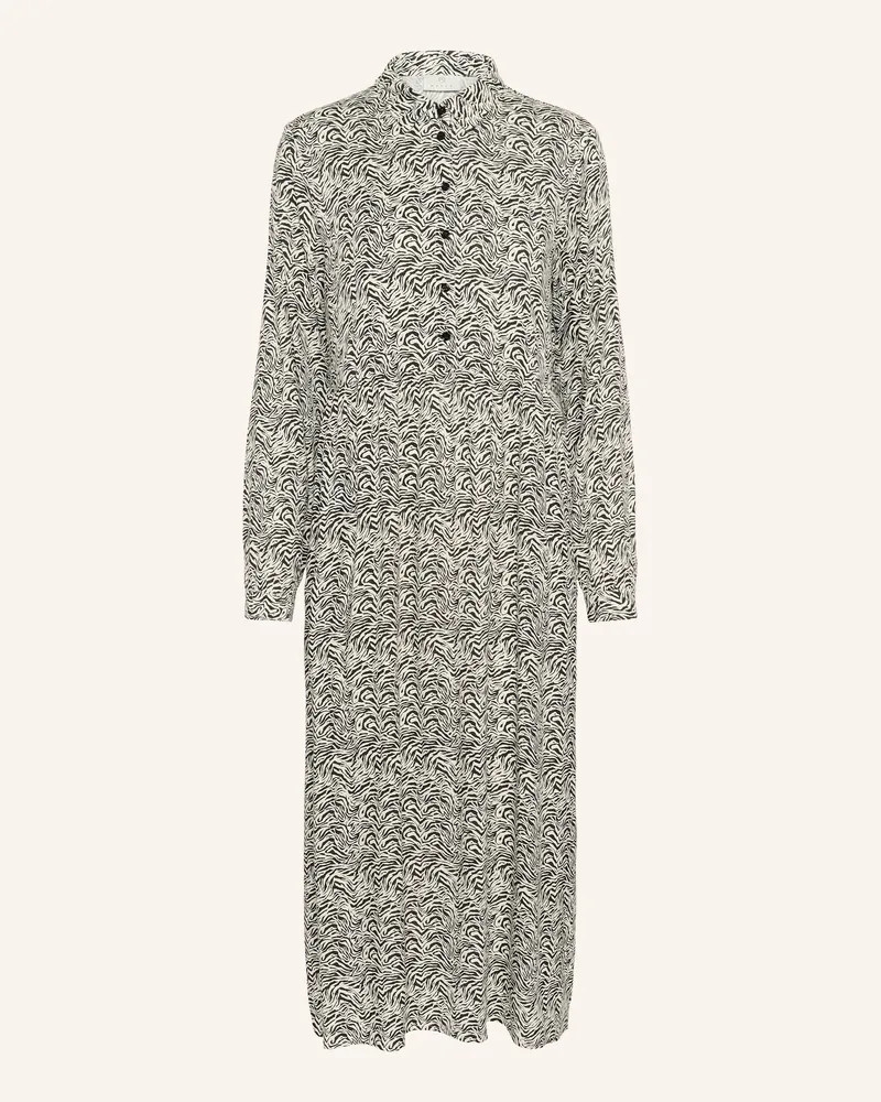 Kaffe Hemdblusenkleid Kamiriam schwarz Neonlila