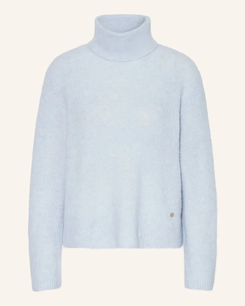 Mos Mosh Rollkragenpullover AIDY mit Alpaka Blau