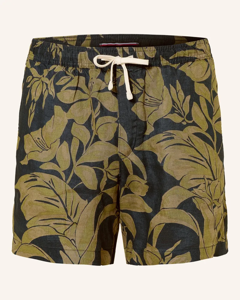 Tommy Hilfiger Leinenshorts DOVER Dunkelblau