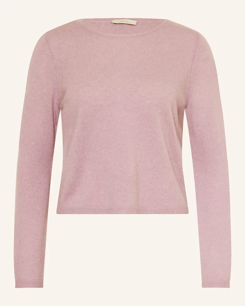 lilienfels Cashmere-Pullover Helllila