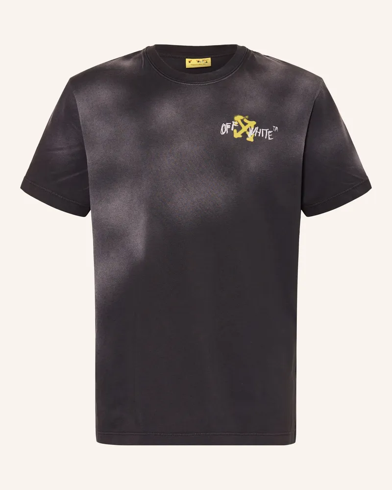 OFF-WHITE T-Shirt schwarz Schwarz