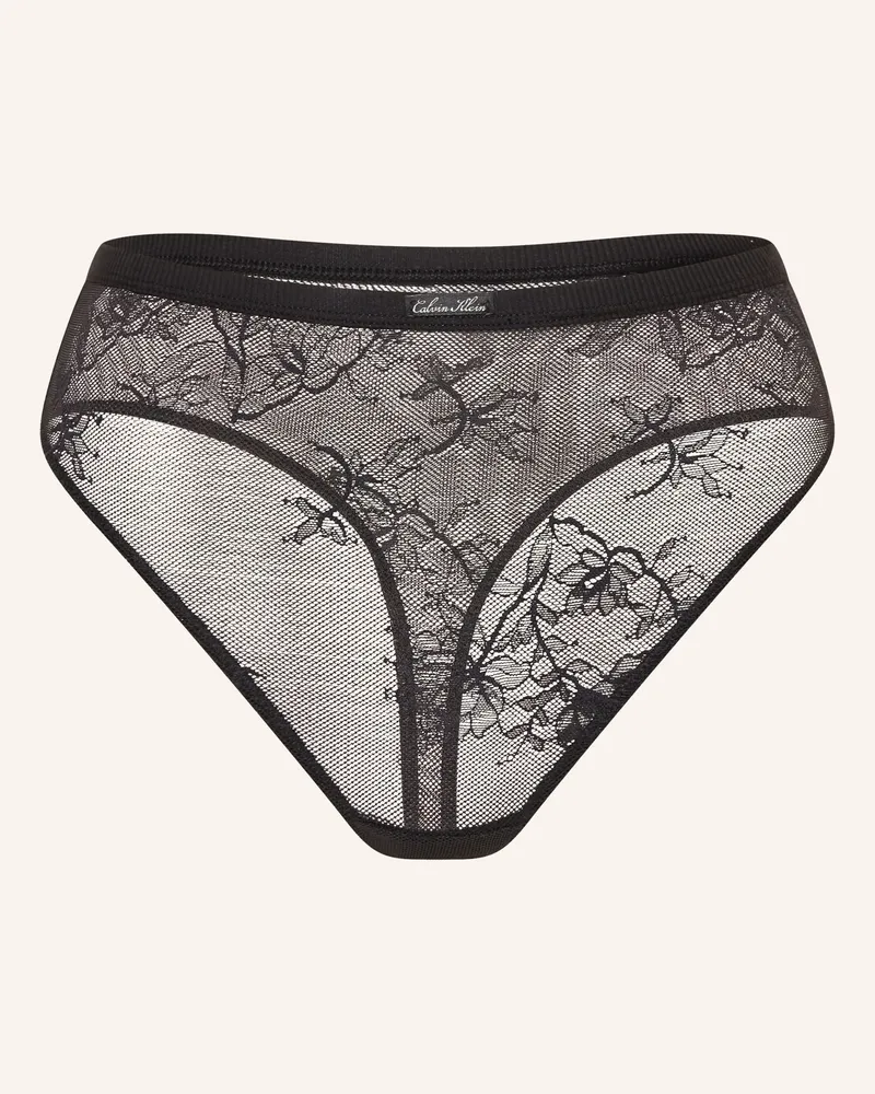 Calvin Klein Taillenslip Icon Lace schwarz Schwarz