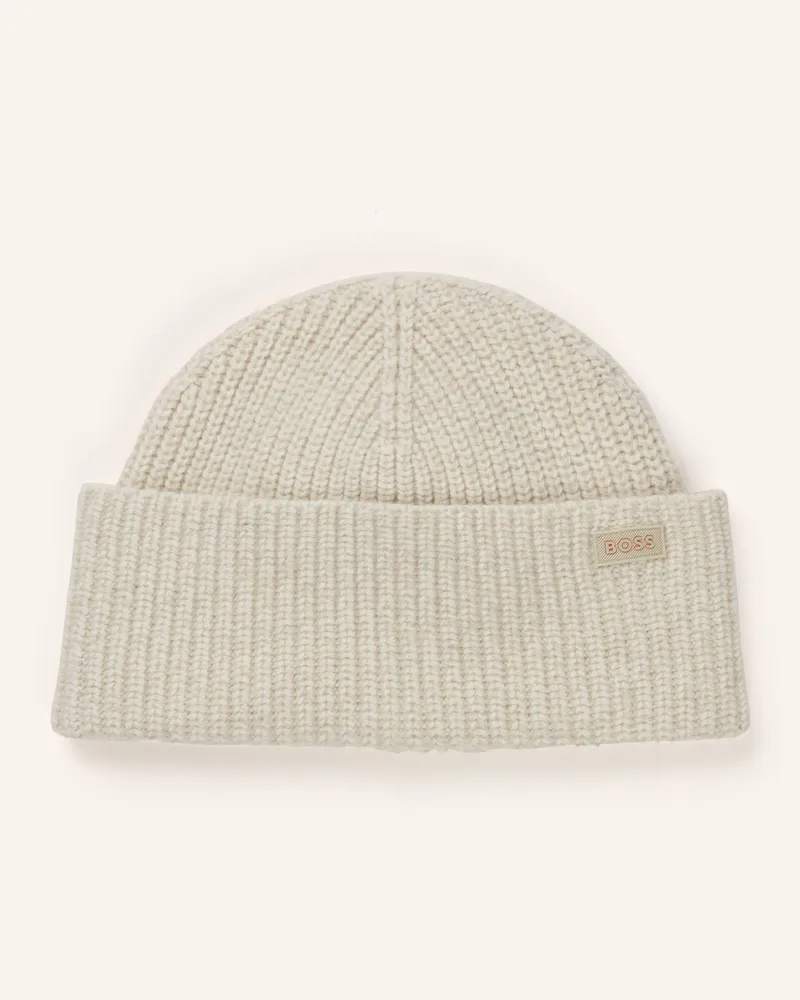 HUGO BOSS Mütze Karinet beige Creme
