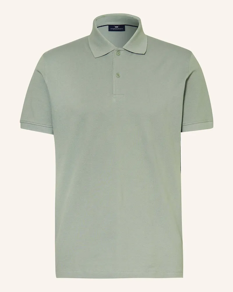 Strokesman's Piqué-Poloshirt gruen Hellgrün