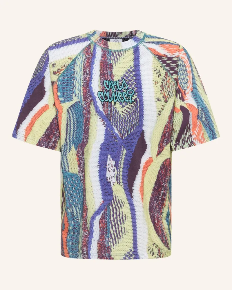 Carlo Colucci Oversize T-Shirt - Zoom In Ettori gelb Gelb