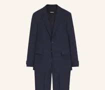 Anzug H-Houston-2pcs-263 Slim Fit blau