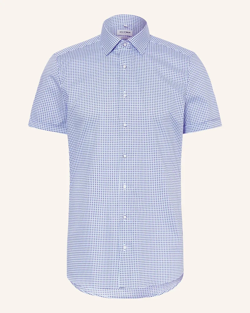 Olymp Kurzarm-Hemd Level Five Body Fit blau Hellblau