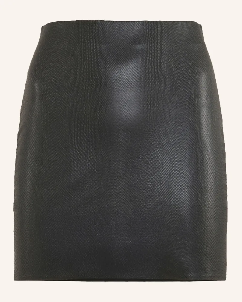 Wolford Rock PYTHON SKIRT Schwarz