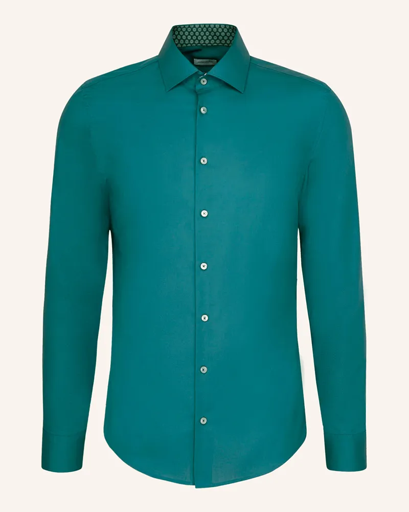 Seidensticker Hemd Shaped Fit Petrol