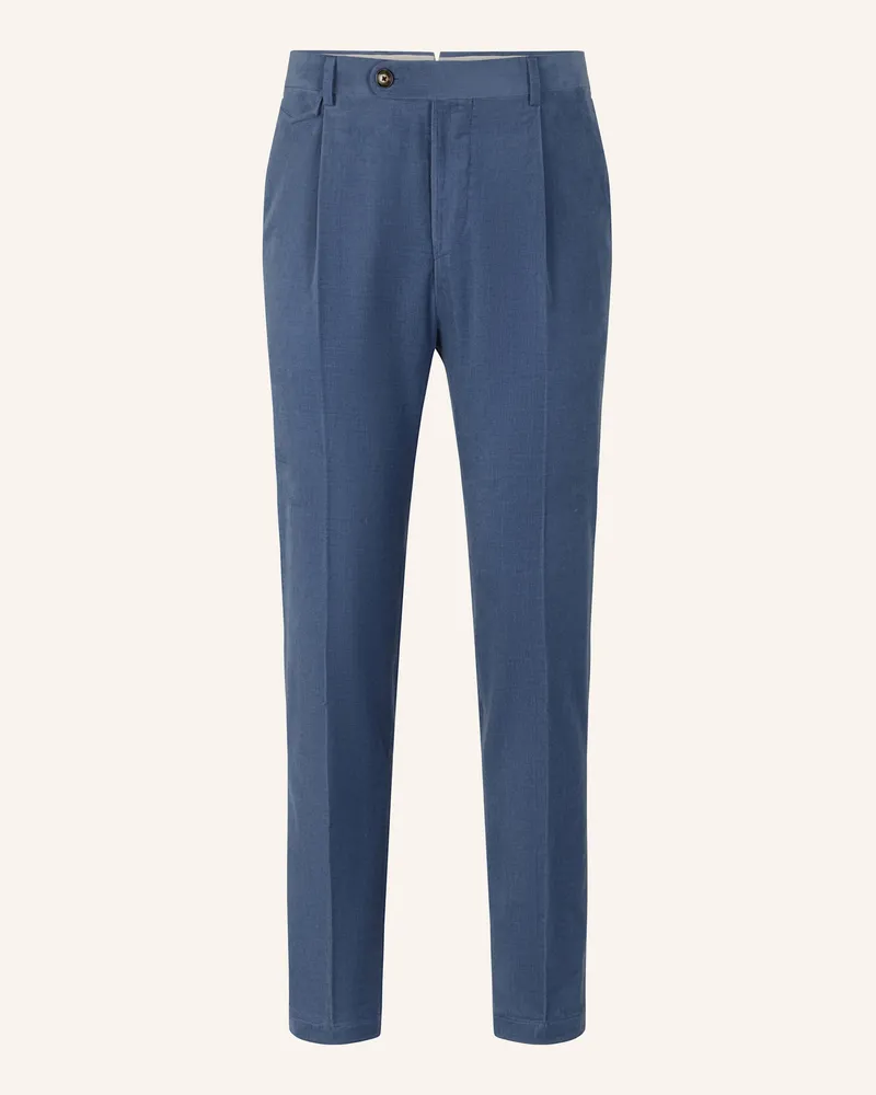 windsor. Anzughose Silvi Shaped Fit Aus Cord blau Blau