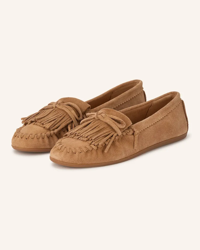 Inuovo Mokassins beige Camel