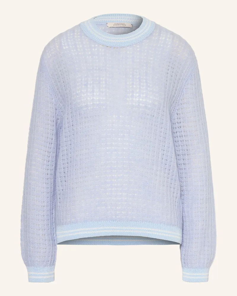Dorothee Schumacher Pullover AIRY SOFTNESS mit Alpaka Hellblau