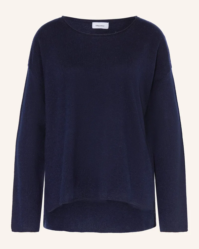Darling Harbour Cashmere-Pullover blau Navy