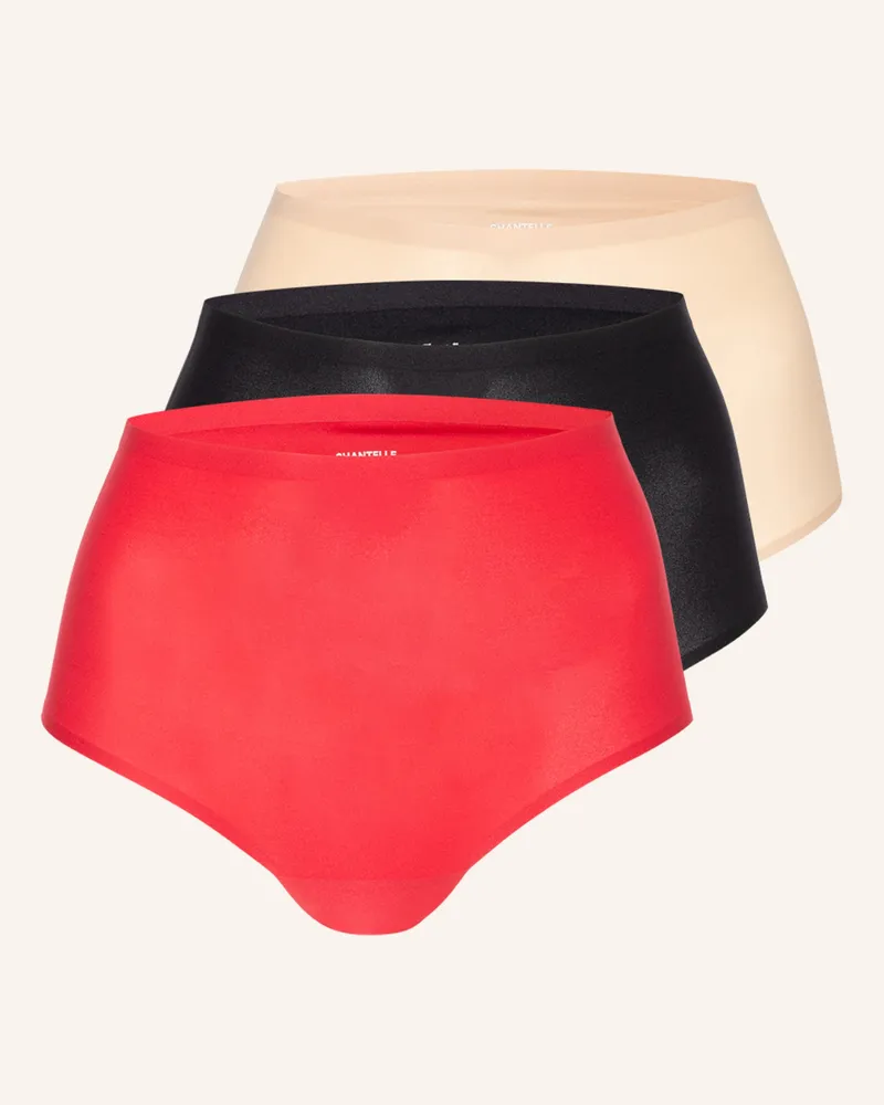 Chantelle 3er-Pack Taillenslips Softstretch beige Schwarz