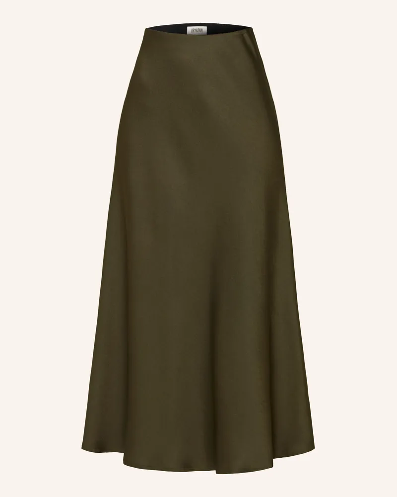 Drykorn Satinrock Ura gruen Dunkelgrün