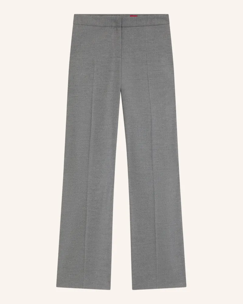 HUGO BOSS Business Hose HEZANE Regular Fit Silber